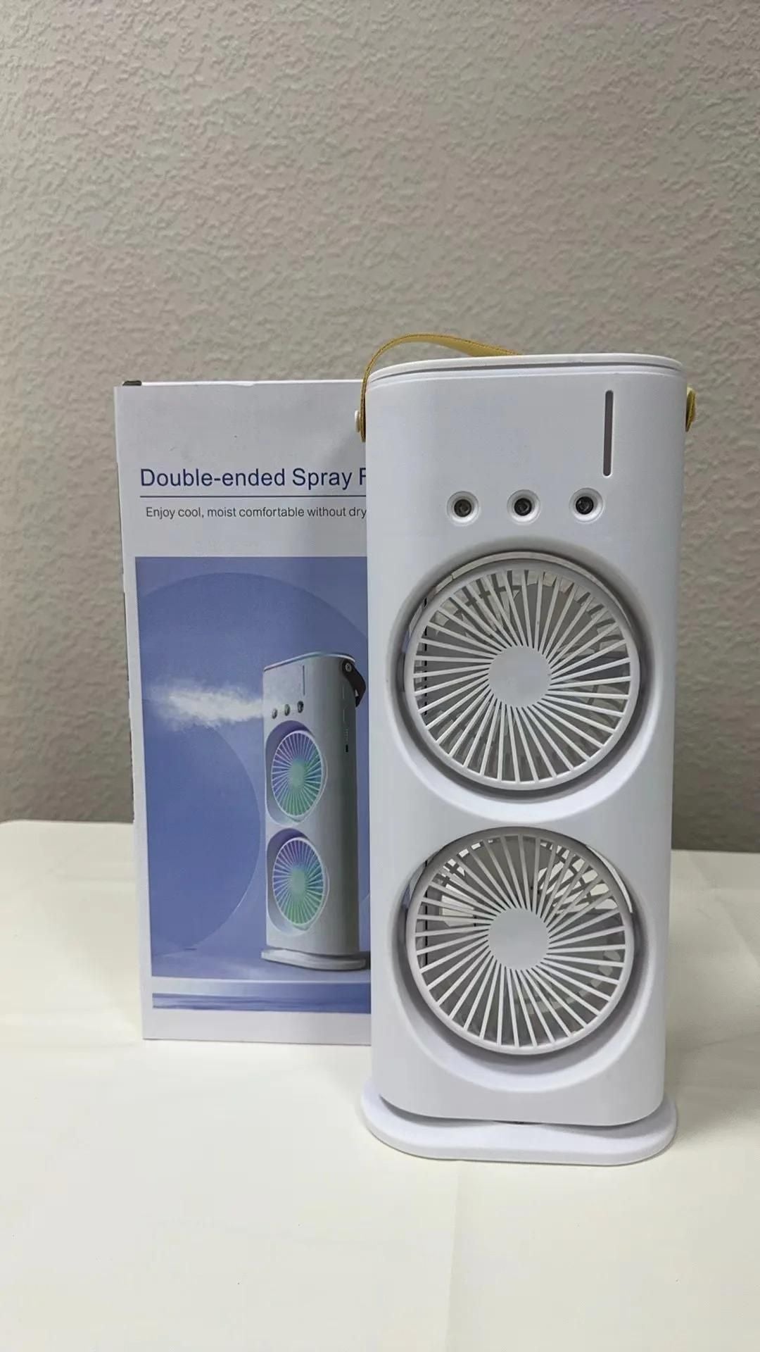 Double Ended Spray Fan (White)