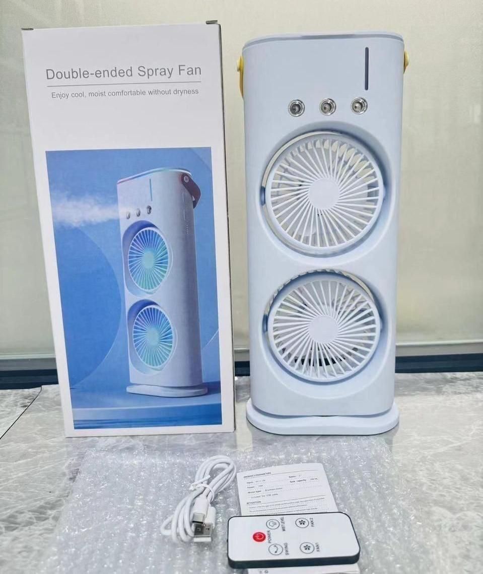 Double Ended Spray Fan (White)