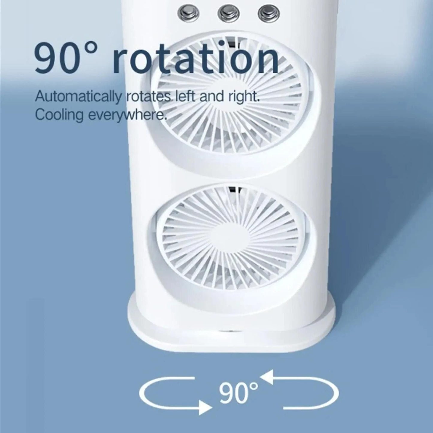 Double Ended Spray Fan (White)